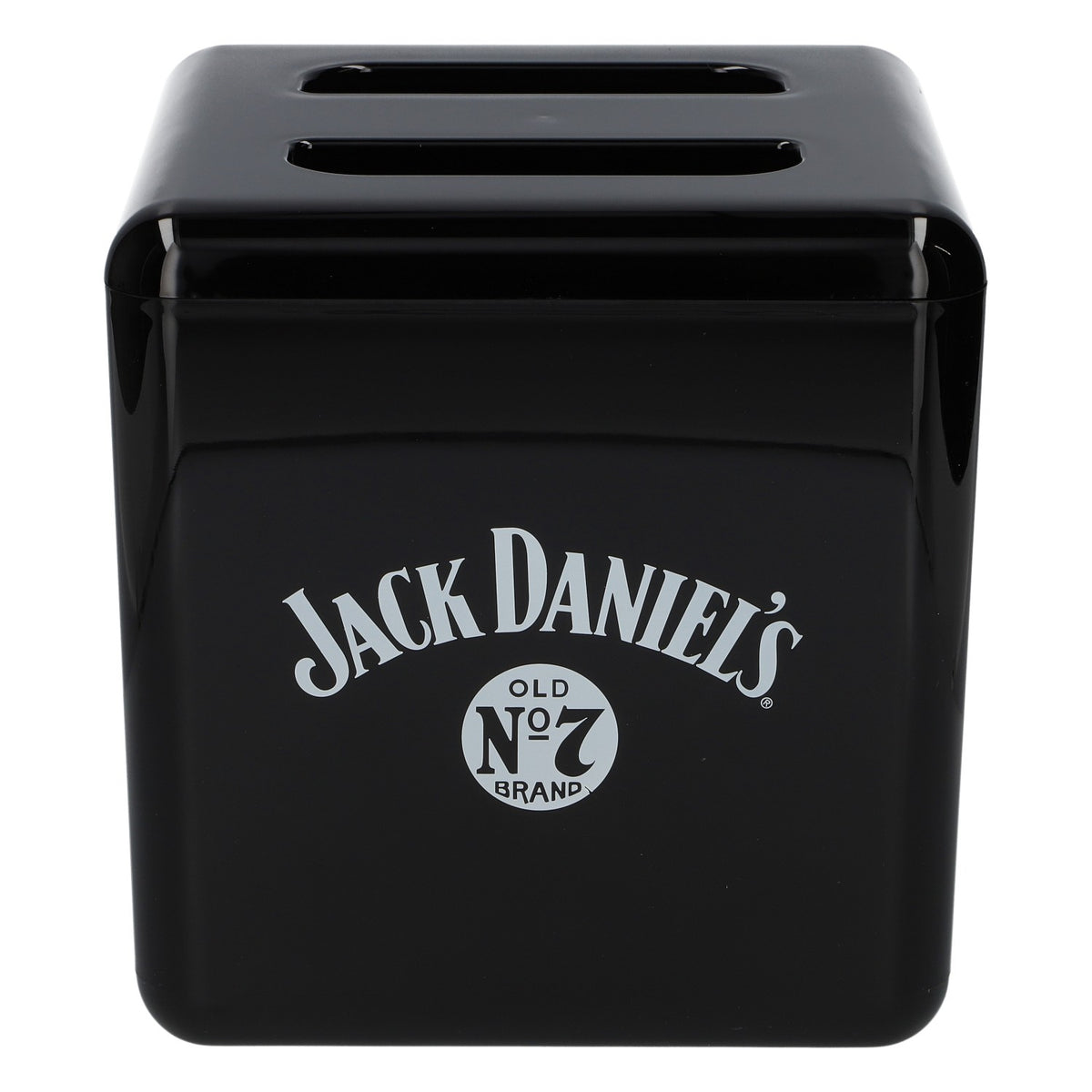 Jack Daniel's Whiskey Acrylic Cooler Ice Cube Tray, Black Plastic Bar Accessory – View 2