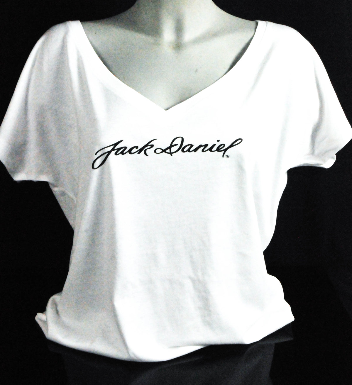 Jack Daniels Festival T-shirt "Jack Daniel" V-neck Girly white Size M – View 2
