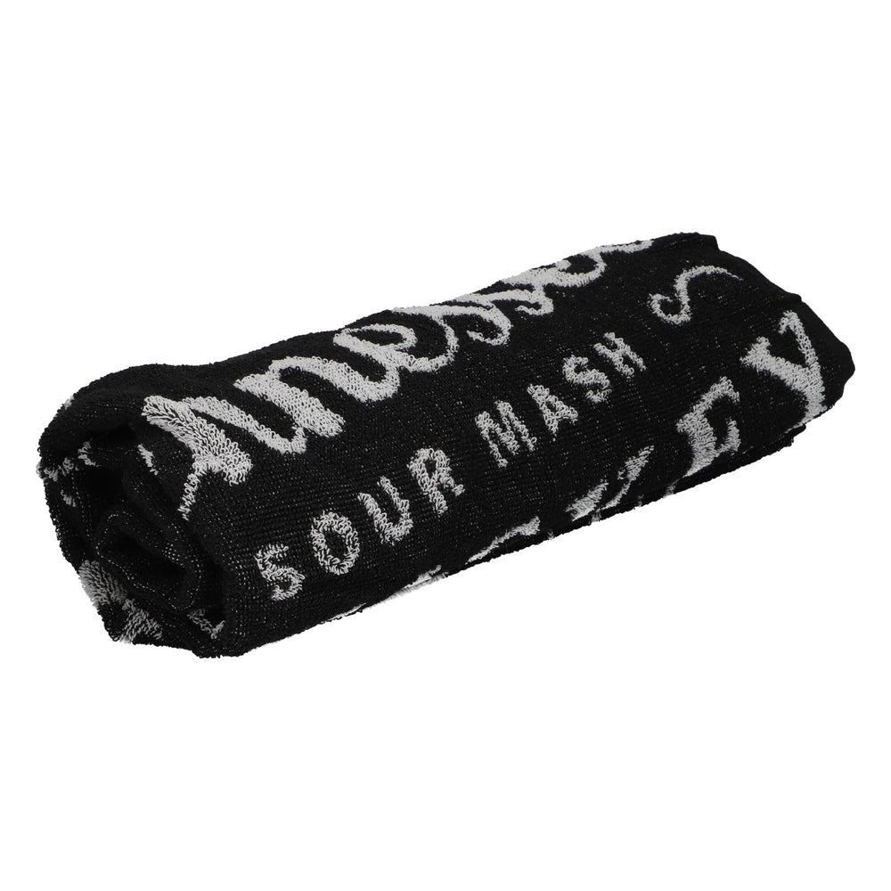 Jack Daniels Whiskey Towel, Black, 143x70 cm, New, Blended Fabric