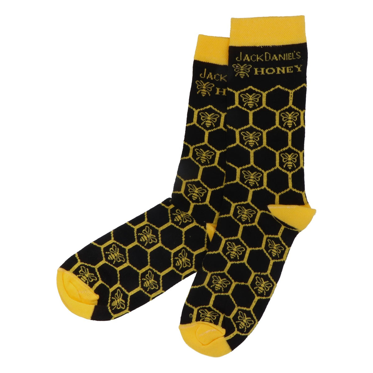 Jack Daniels Whiskey Socks Stockings Socks Yellow Honey Size 43-46 – View 3