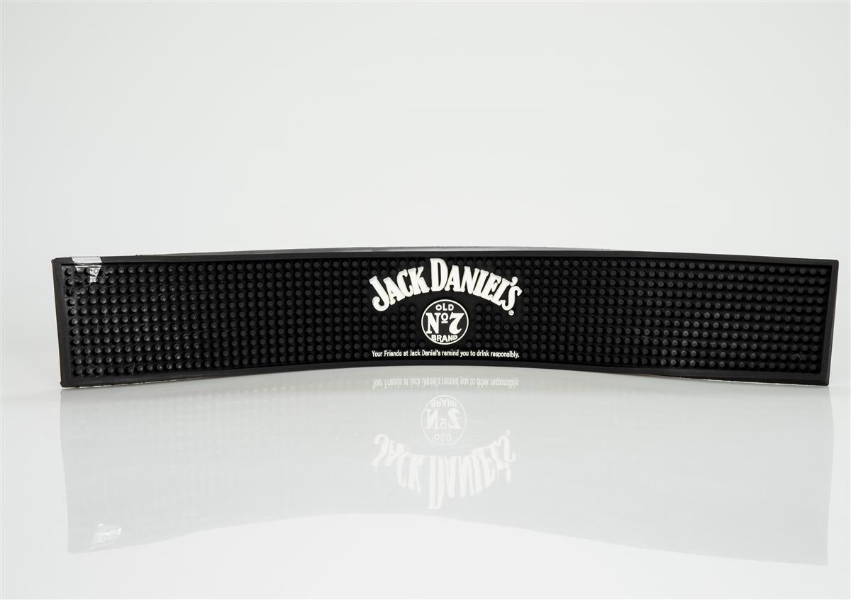 Jack Daniels Whiskey Bar Mat Drip Mat Bar Accessories Black