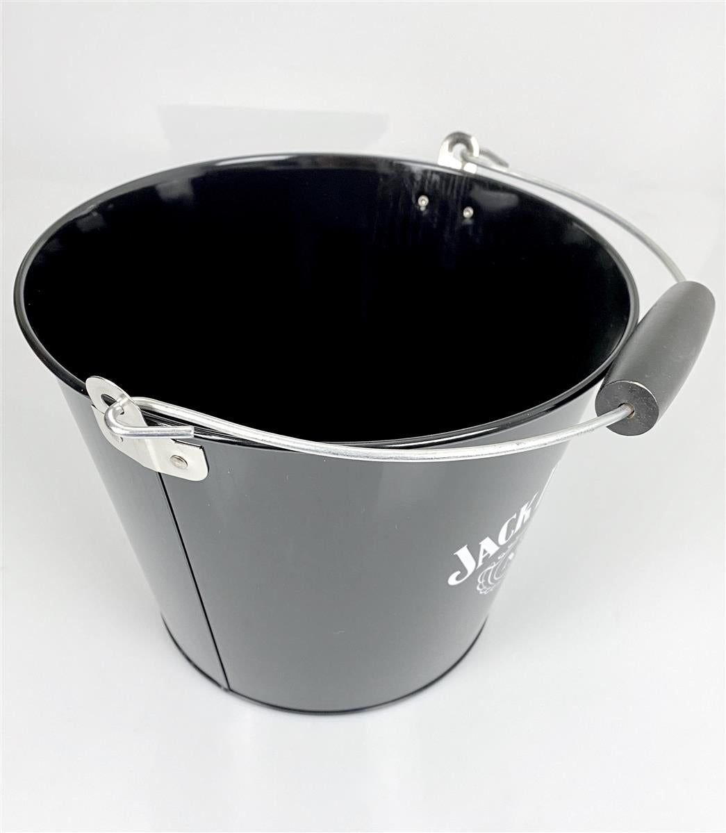 Jack Daniels Whiskey Tin Bucket Ice Cube Container Bottle Cooler Black – View 4