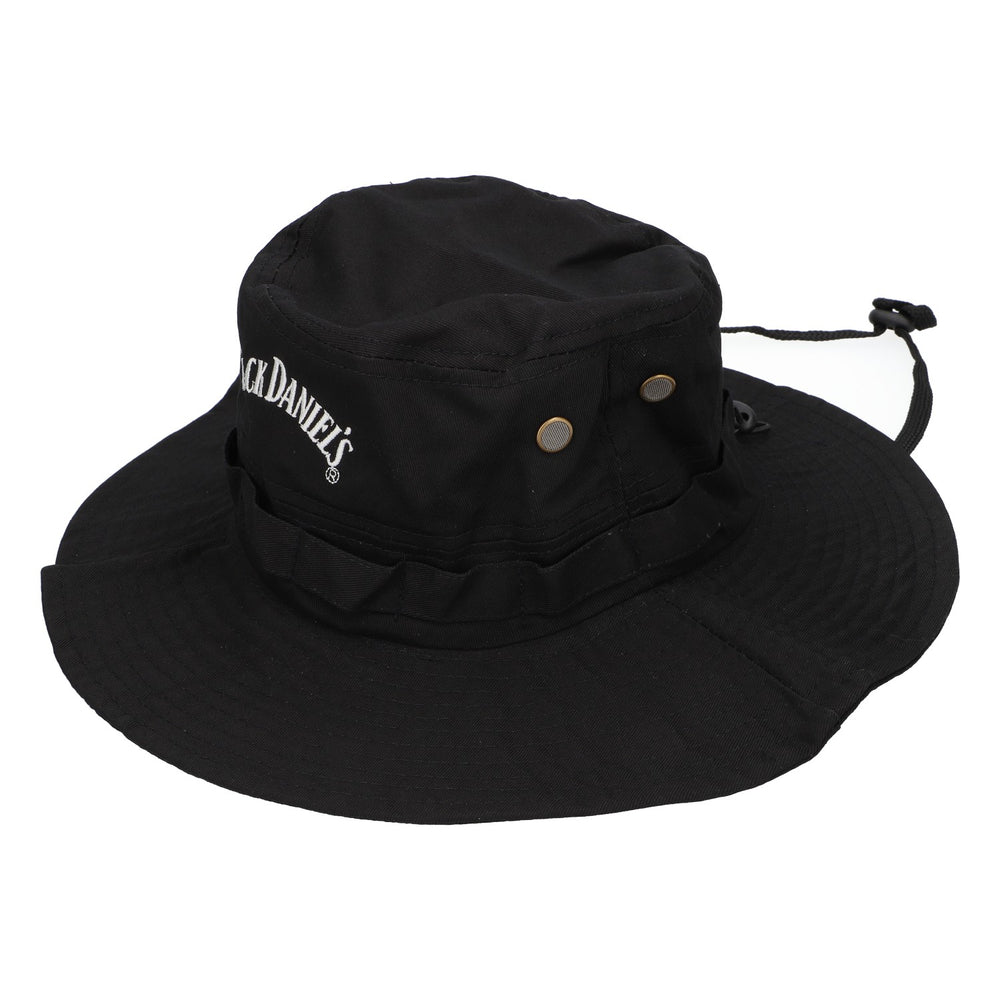 Jack Daniels Whiskey Hat Fisherman's Hat Angler's Hat Reversible Hat Black