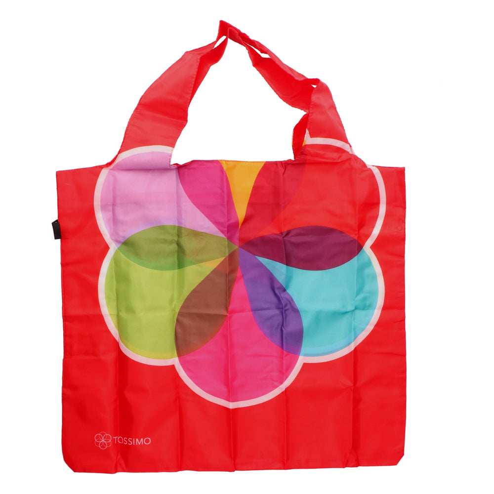 Jacobs LOQI TASSIMO Foldable Shopping Bag, Red Polyester