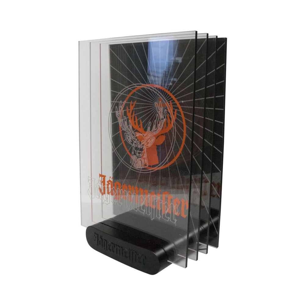 Jägermeister 3D illuminated sign illuminated display luminated sign LED retro collector's item