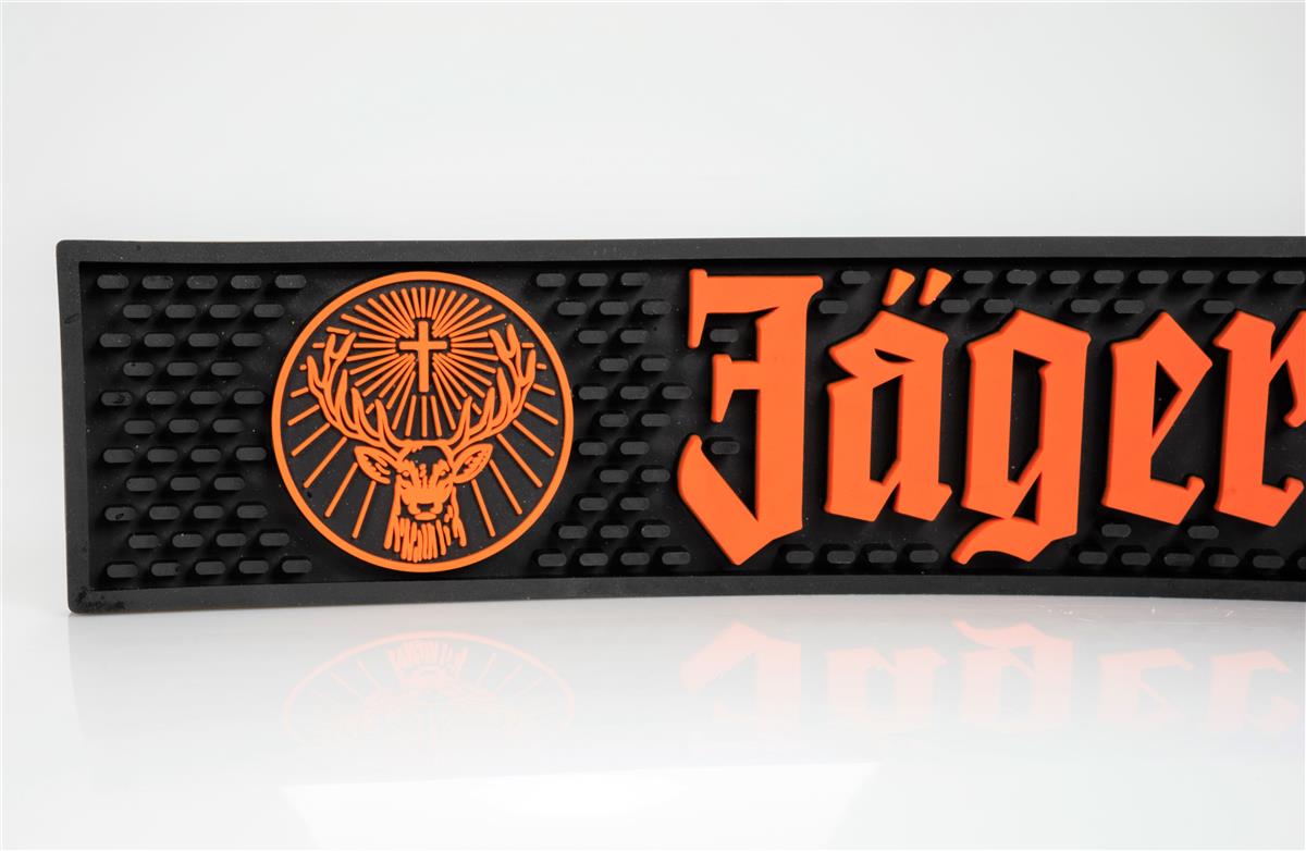 Jägermeister Bar Mat - New, in Original Packaging - Bar Decorative Drip Mat - Glass Mat - Rubber - 52x8cm – View 2