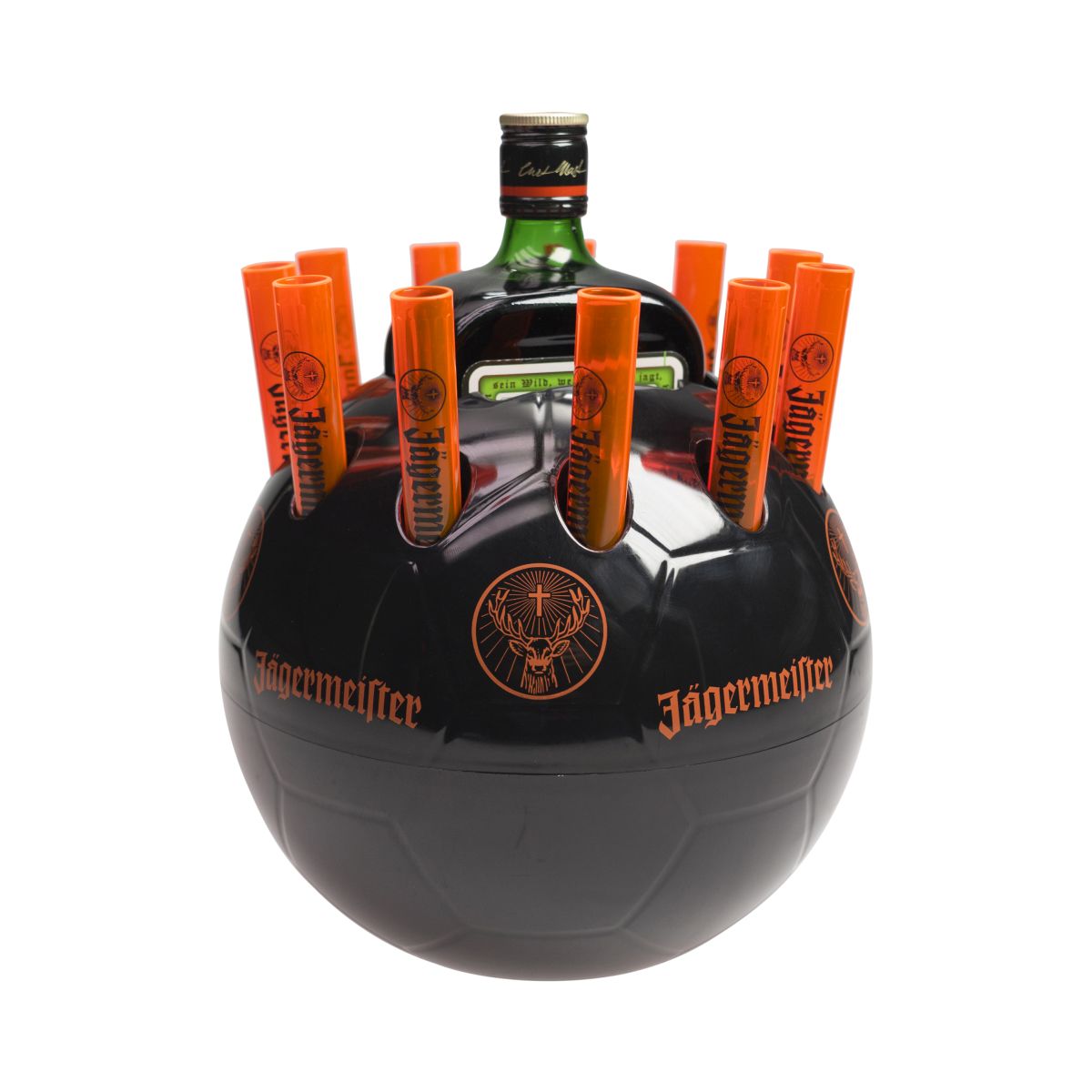Jägermeister Bottle Cooler Football Tooter Holder Shots Short Presenter