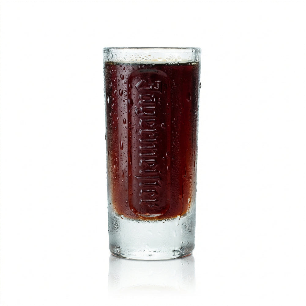Jägermeister Glass 0.1l Tumbler On Ice Contour Relief Glasses Flying Deer Jägerbombe