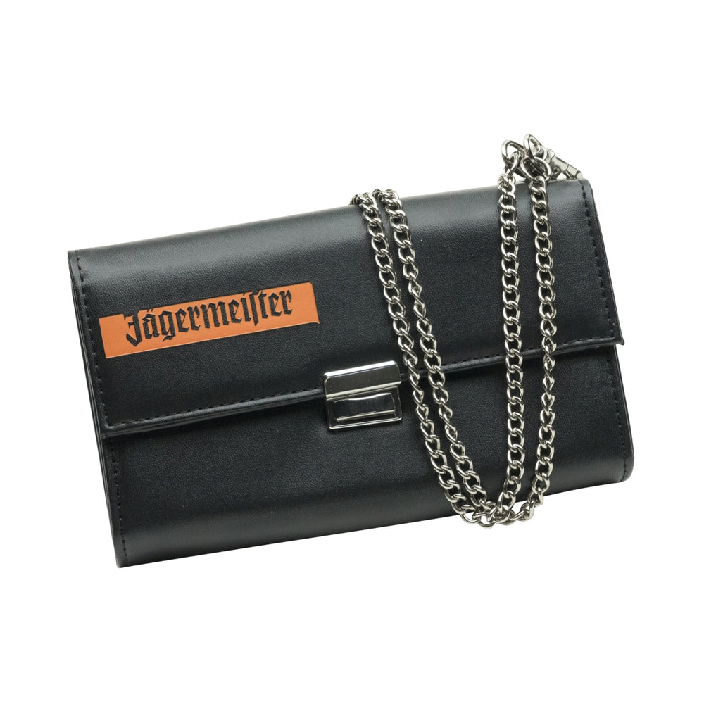Jägermeister waiter's purse wallet faux leather chain catering service cash register