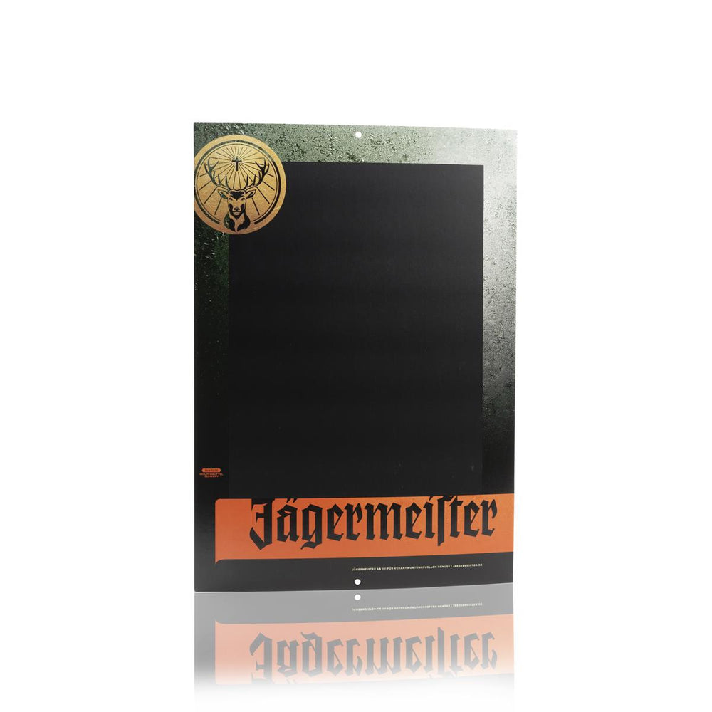 Jägermeister chalkboard cardboard 30x42cm menu food drinks card advertising board