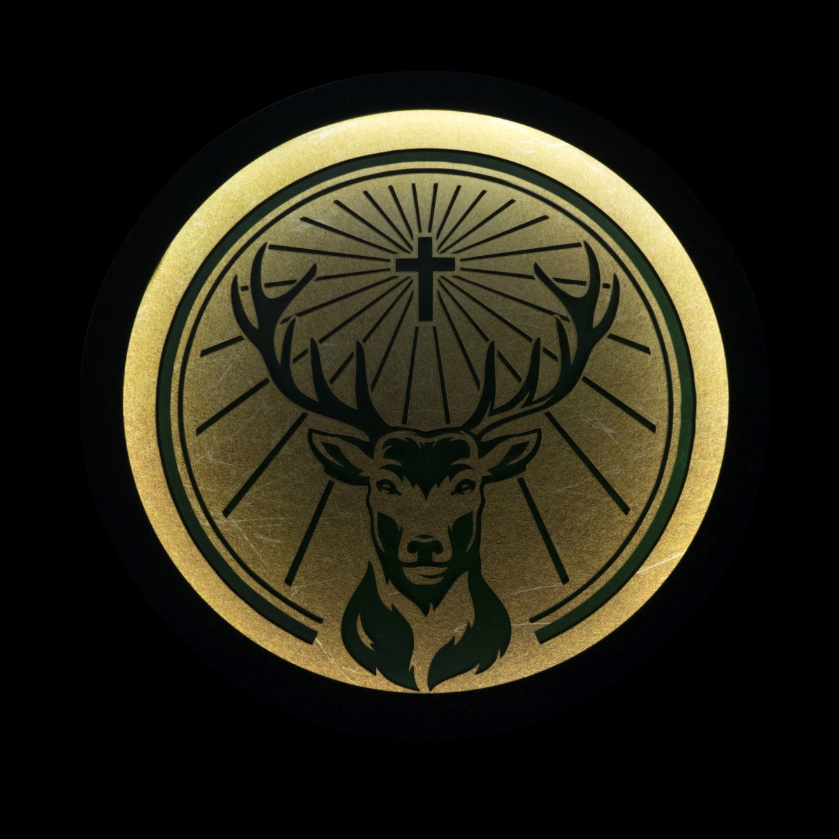 Jägermeister neon sign wall sign LED gold premium display decorative sign bar – View 3