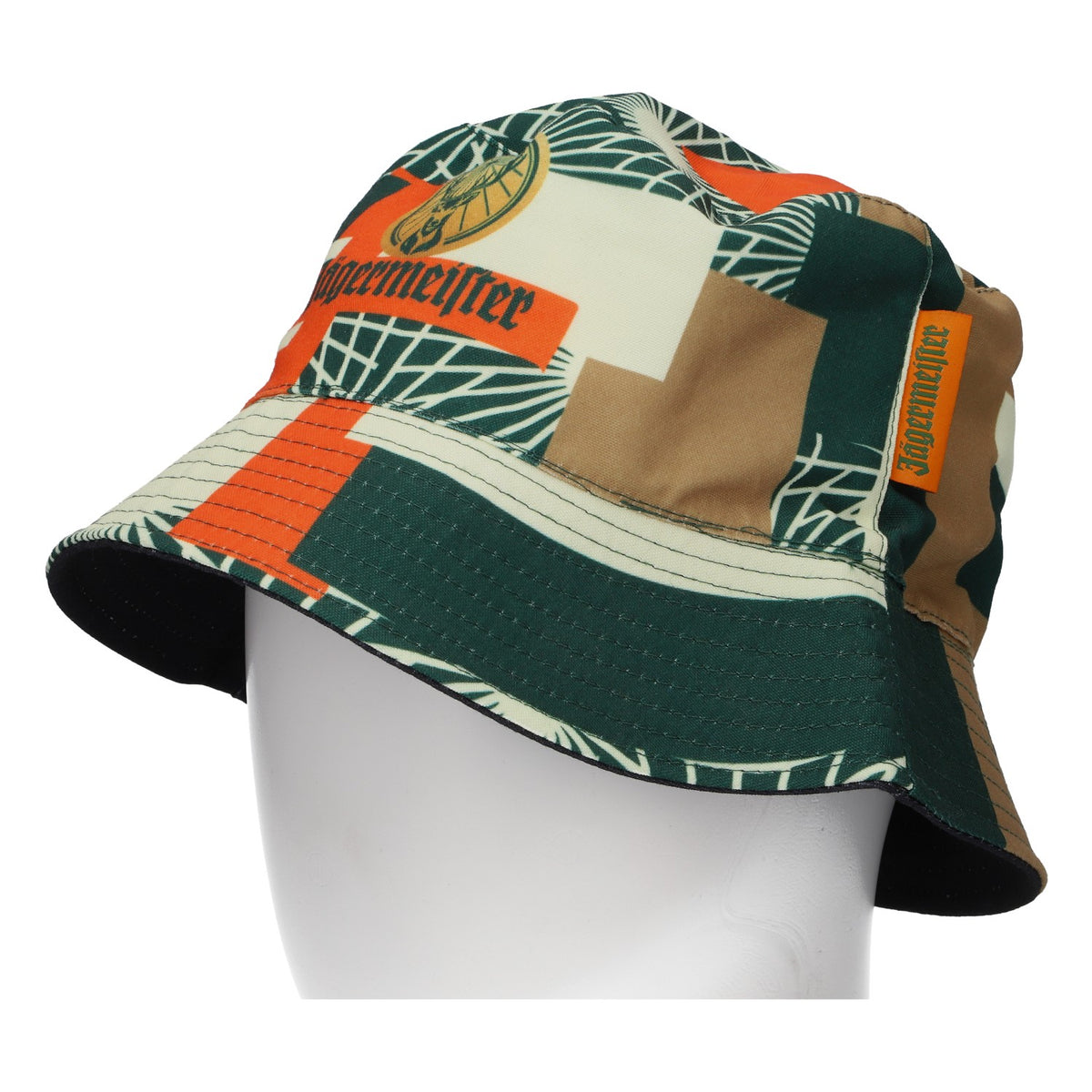 Jägermeister Liqueur Fisherman's Hat, One Size, Reversible Hat, New, Blended Fabric, Green – View 2