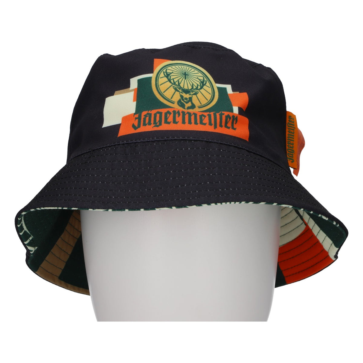 Jägermeister Liqueur Fisherman's Hat, One Size, Reversible Hat, New, Blended Fabric, Green – View 4