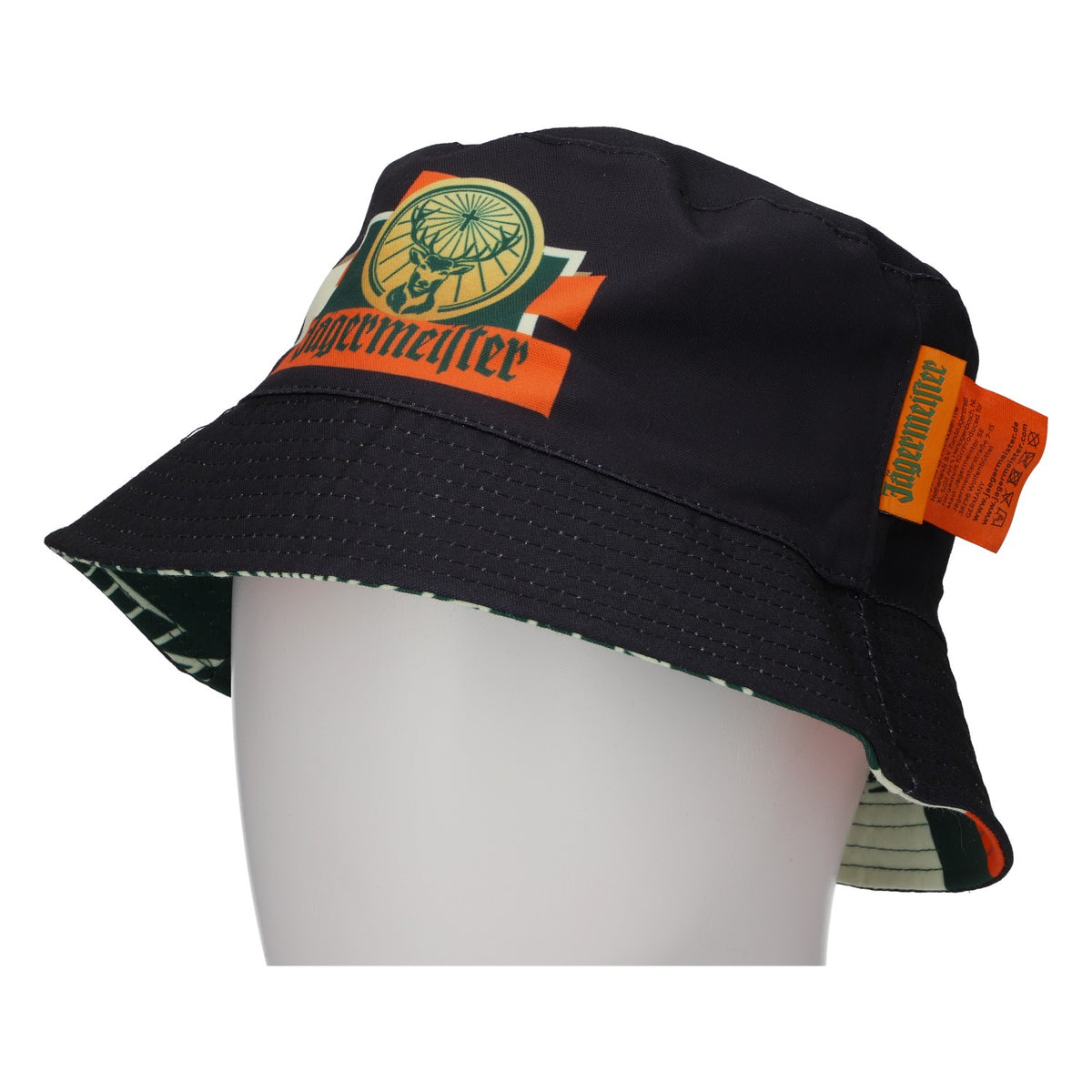 Jägermeister Liqueur Fisherman's Hat, One Size, Reversible Hat, New, Blended Fabric, Green – View 5