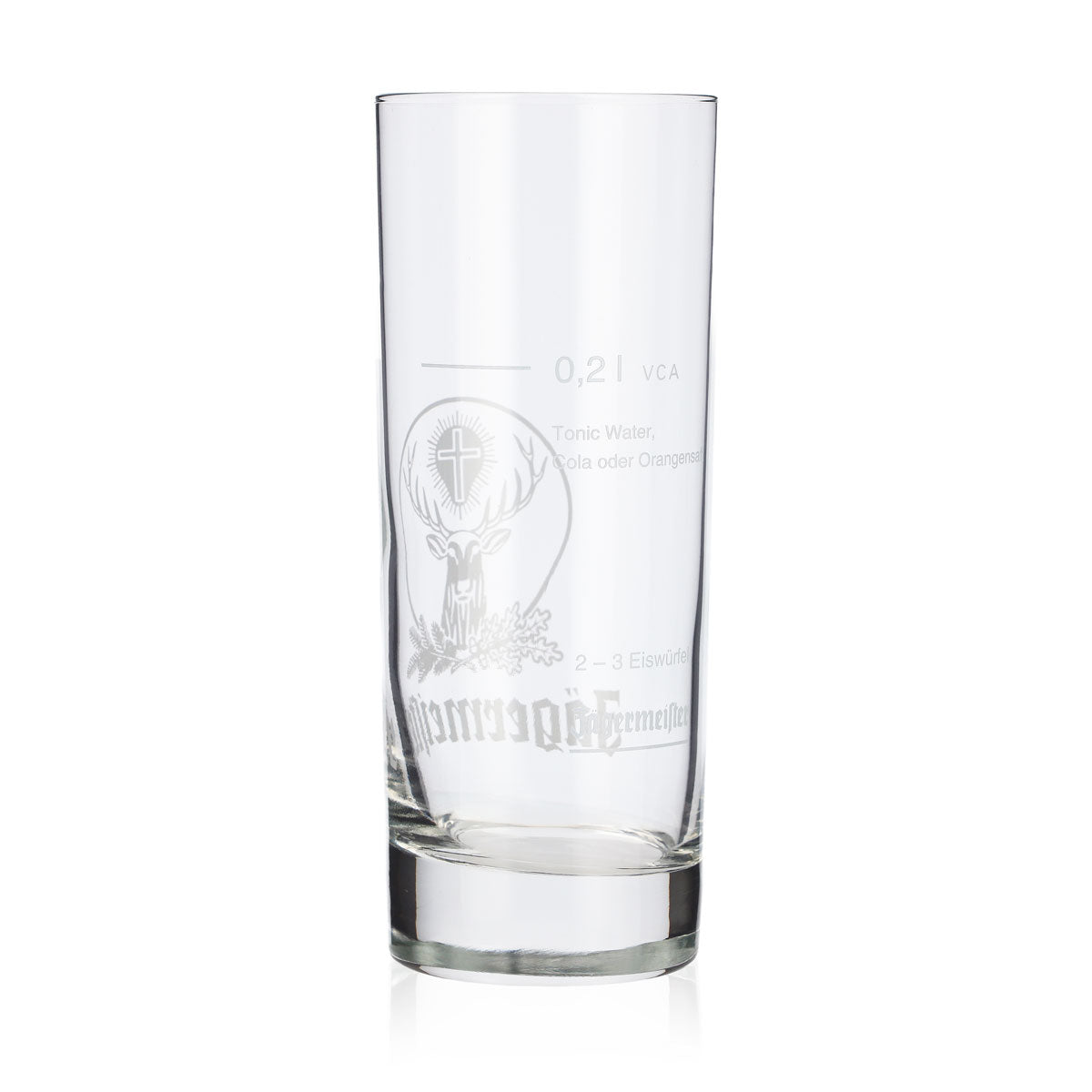 Jägermeister Liqueur Glass, Long Drink Glass, 0.34 L, White Logo, Oak, for Mixed Drinks, VCA – View 3