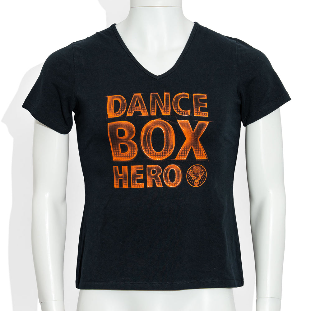 Jägermeister Liqueur Glass, V-Neck, Size L / Women's Dance Box Hero Cotton