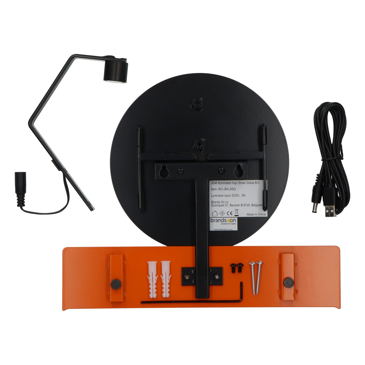 Jägermeister liqueur LED illuminated advertising sign including power supply unit Wall display – View 4