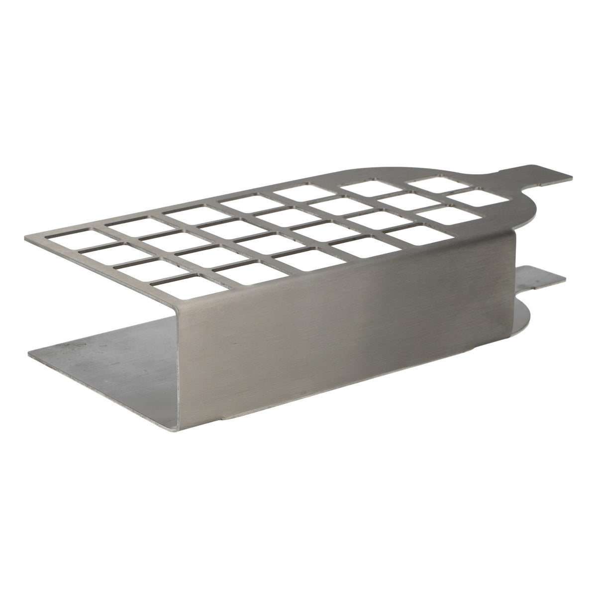 Jägermeister Liqueur Shot Glass Holder, Tooter Rack, Metal, Bottle-Shaped, New, Silver – View 2
