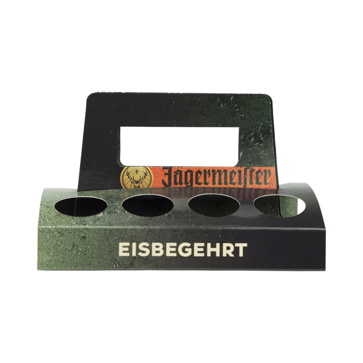 Jägermeister liqueur tray disposable shot rack holder 8 cups cardboard bar