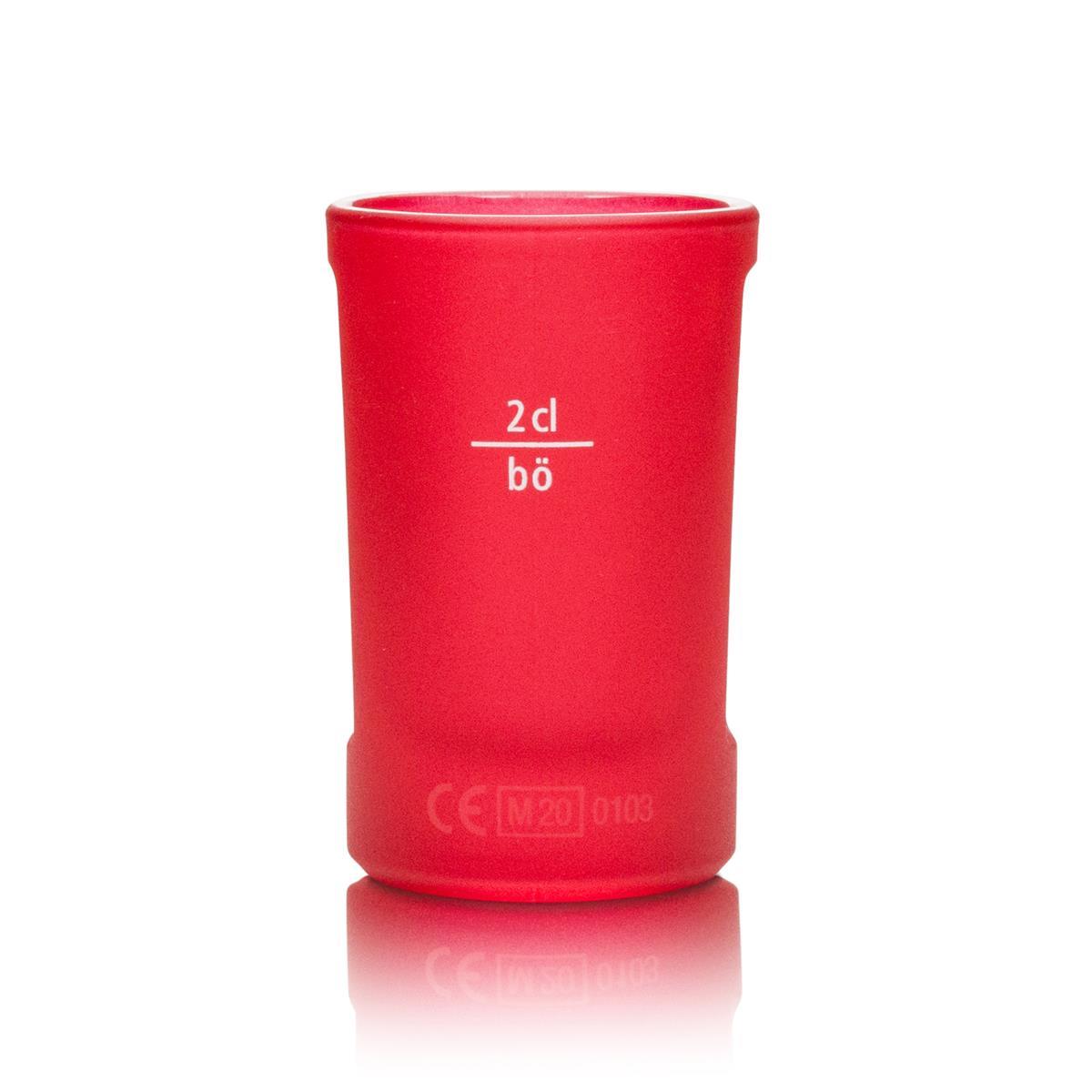 Jägermeister Scharf Hot Ginger Liqueur Glass 2cl Red Short Shot Glass Special Edition – View 4