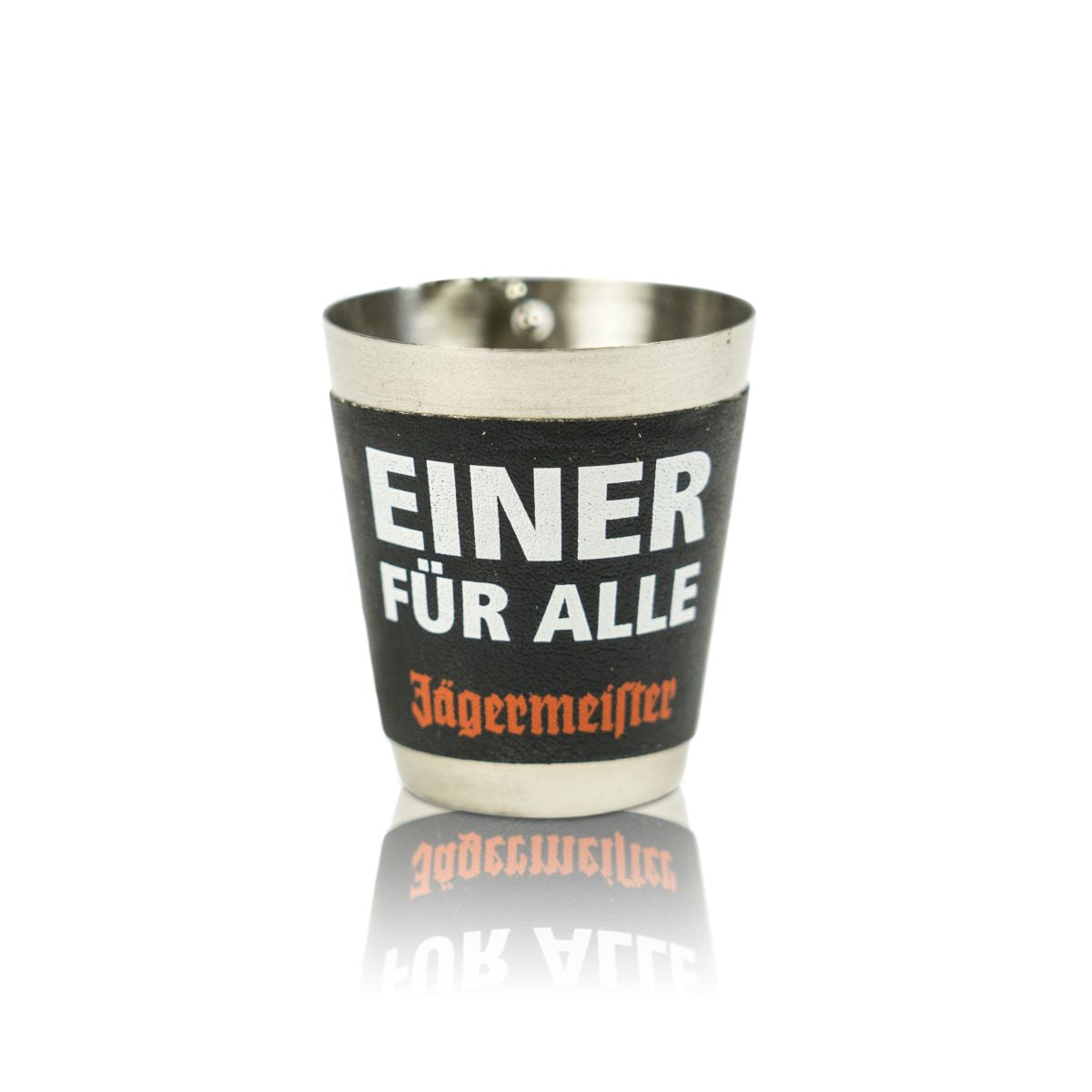 Jägermeister Shot Glass Metal Mug 2cl With Chain for Hanging Around the Neck Herbal Liqueur Shot