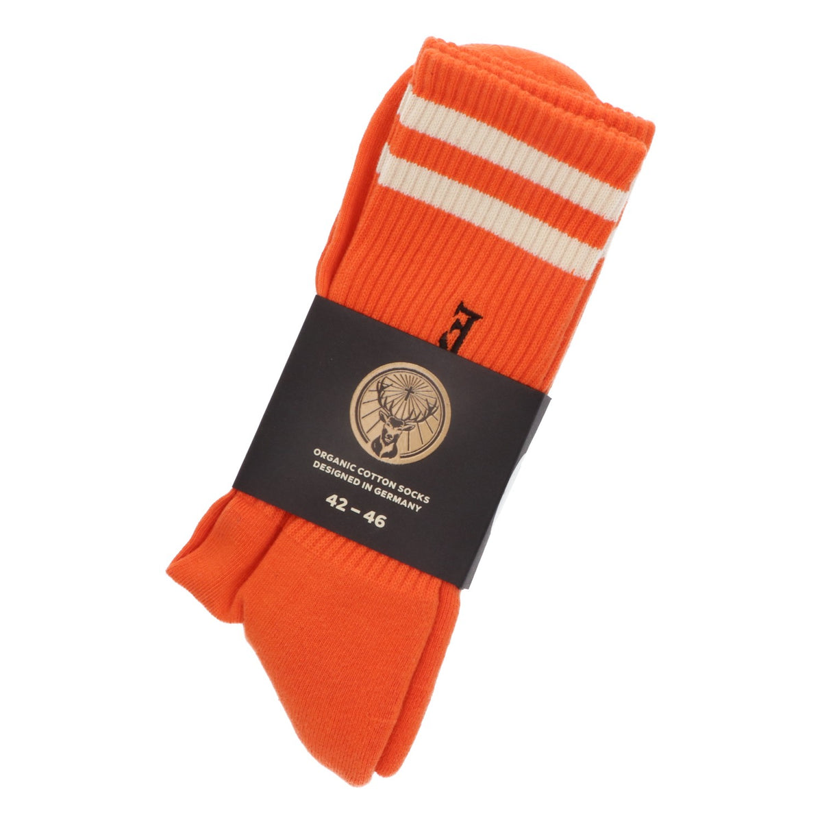 Jägermeister socks socks Orange Stripes size 42-46 Crew Merchandise textile