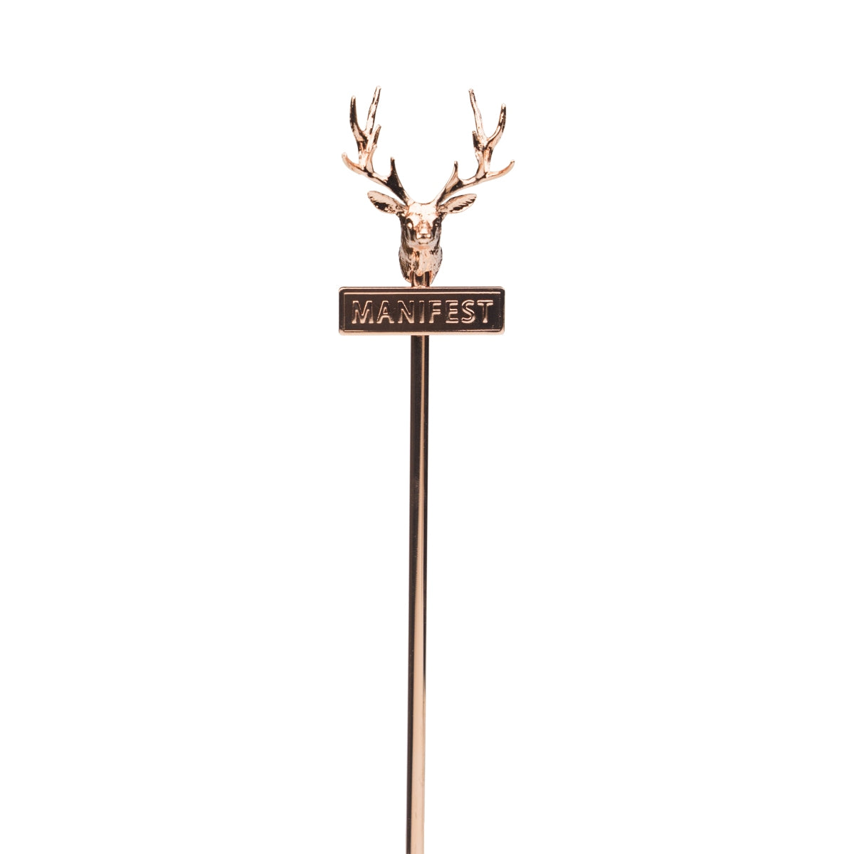 Jägermeister Stirrer Copper Deer Head Manifesto Cocktail Stick Long Drink Stirrer
