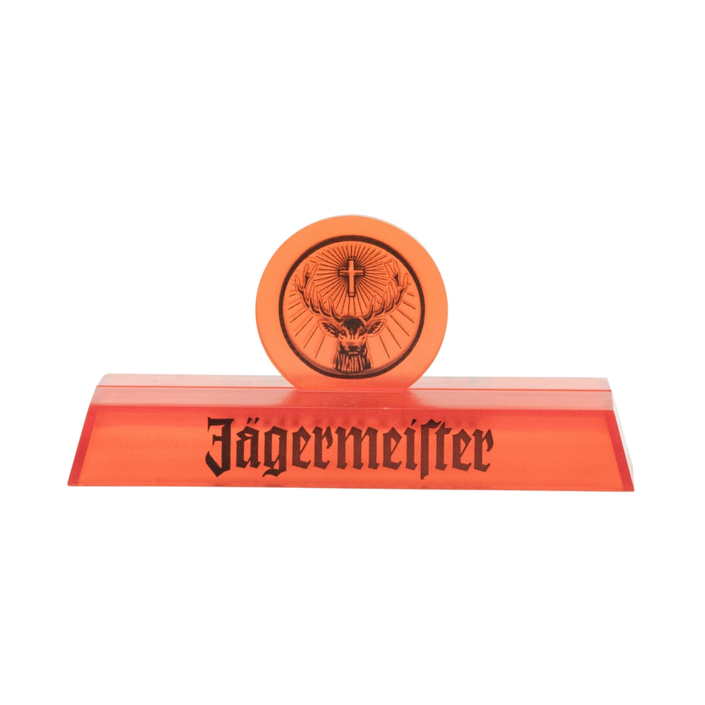 Jägermeister table display card holder menu food drinks cards advertising