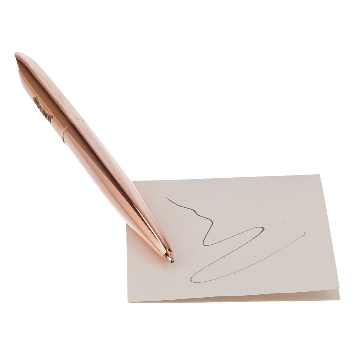 Jameson Whiskey Ballpoint Pen, All-Metal, Brass, Copper-Colored, with Fabric Case
