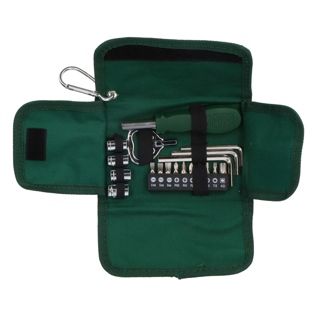 Jever Beer Outdoor Bundle Set consisting of headlamp, tool, pocket knife, etc. – View 4