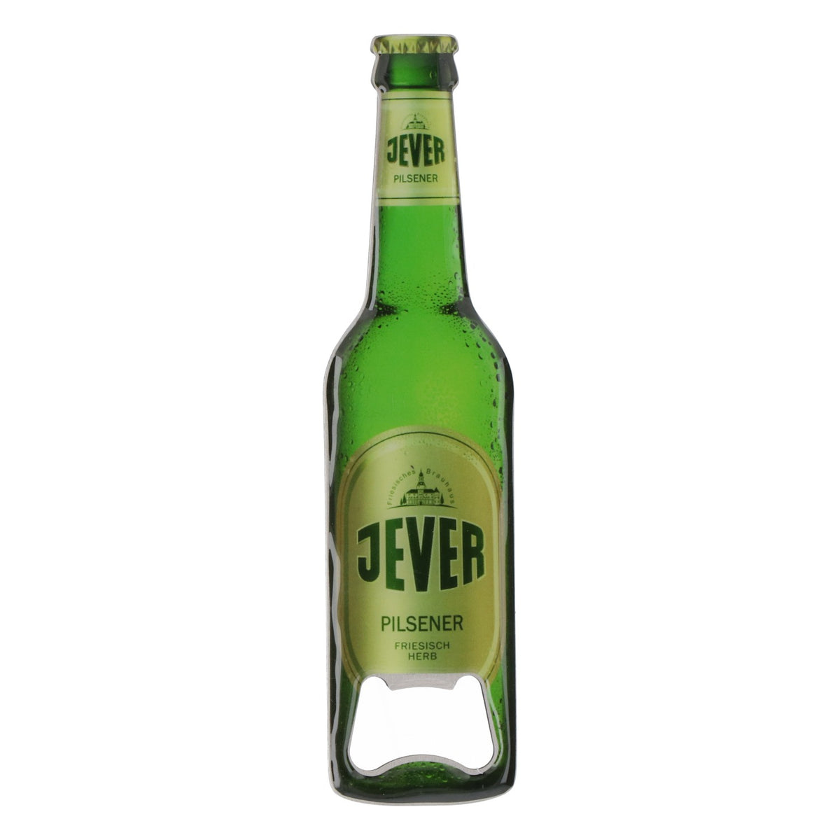 Jever Pilsener Beer Magnetic Bottle Opener Set with 6 Cork Coasters – View 3
