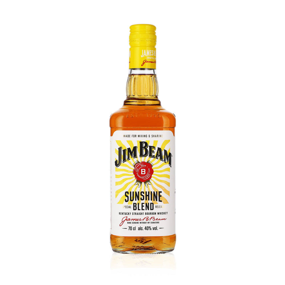 Jim Beam Whiskey 0.7L 40% ABV "Sunshine Blend" Bottle