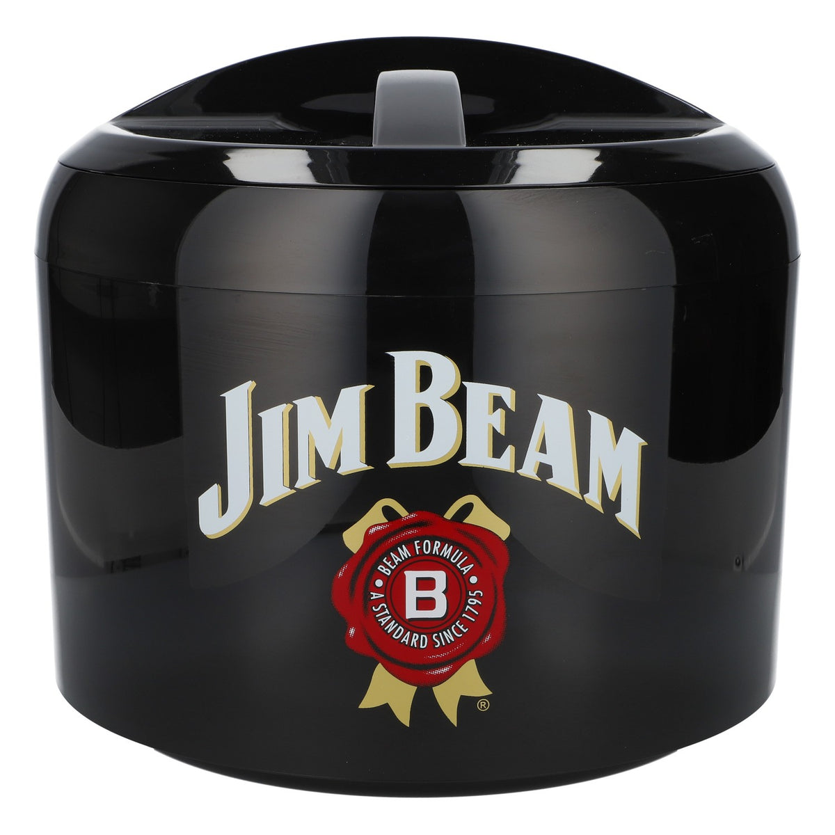 Jim Beam Whiskey Acrylic Cooler Ice Cube Tray Ice Box Icecube Round Black