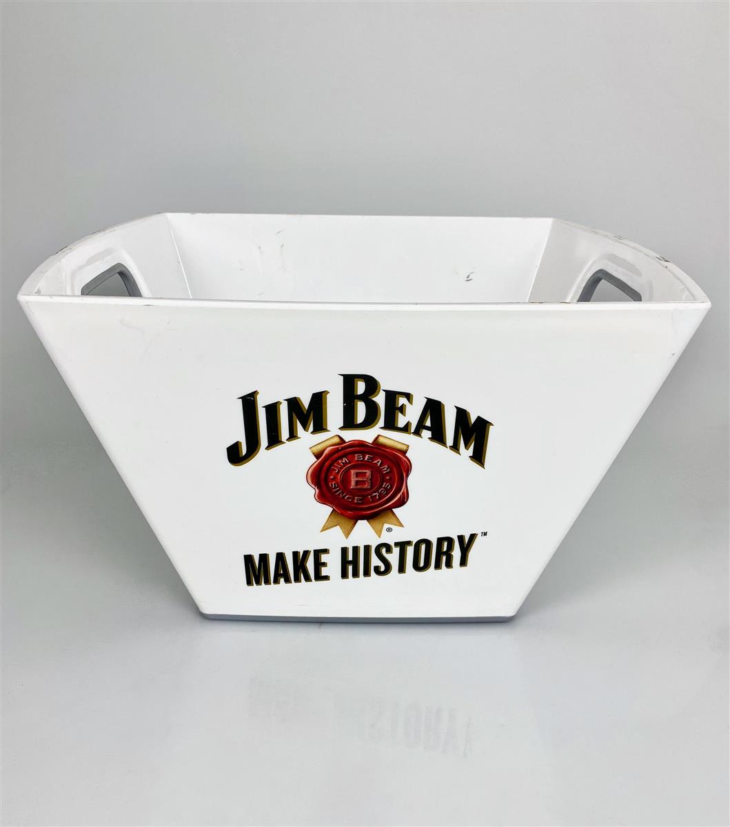 Jim Beam Whiskey Bottle Cooler Ice Cube Tray Square White Like – View 3