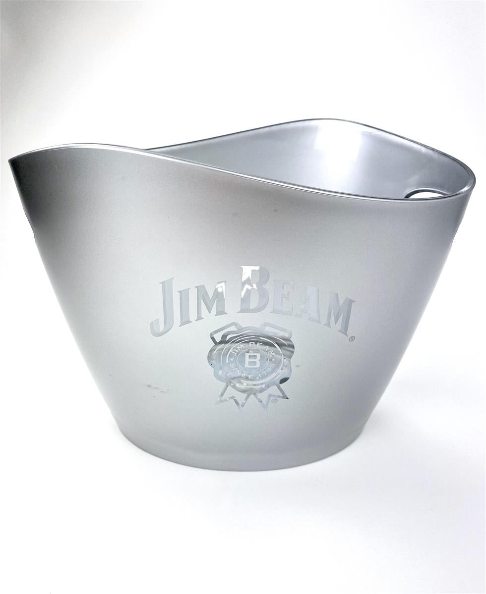 Jim Beam Whiskey Bottle Cooler Ice Cube Tray Silver Single Without LED