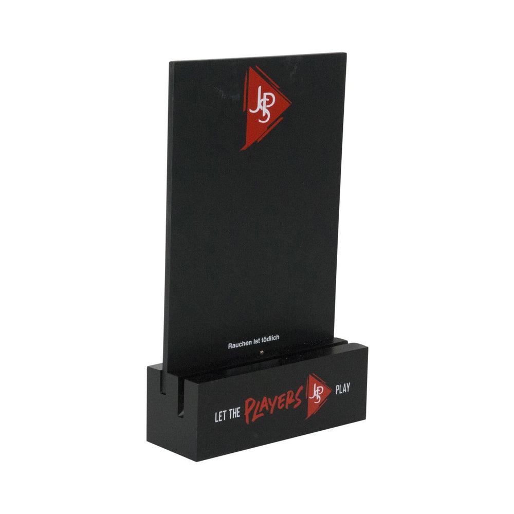 John Player table stand chalkboard menu card holder advertising stand gastro