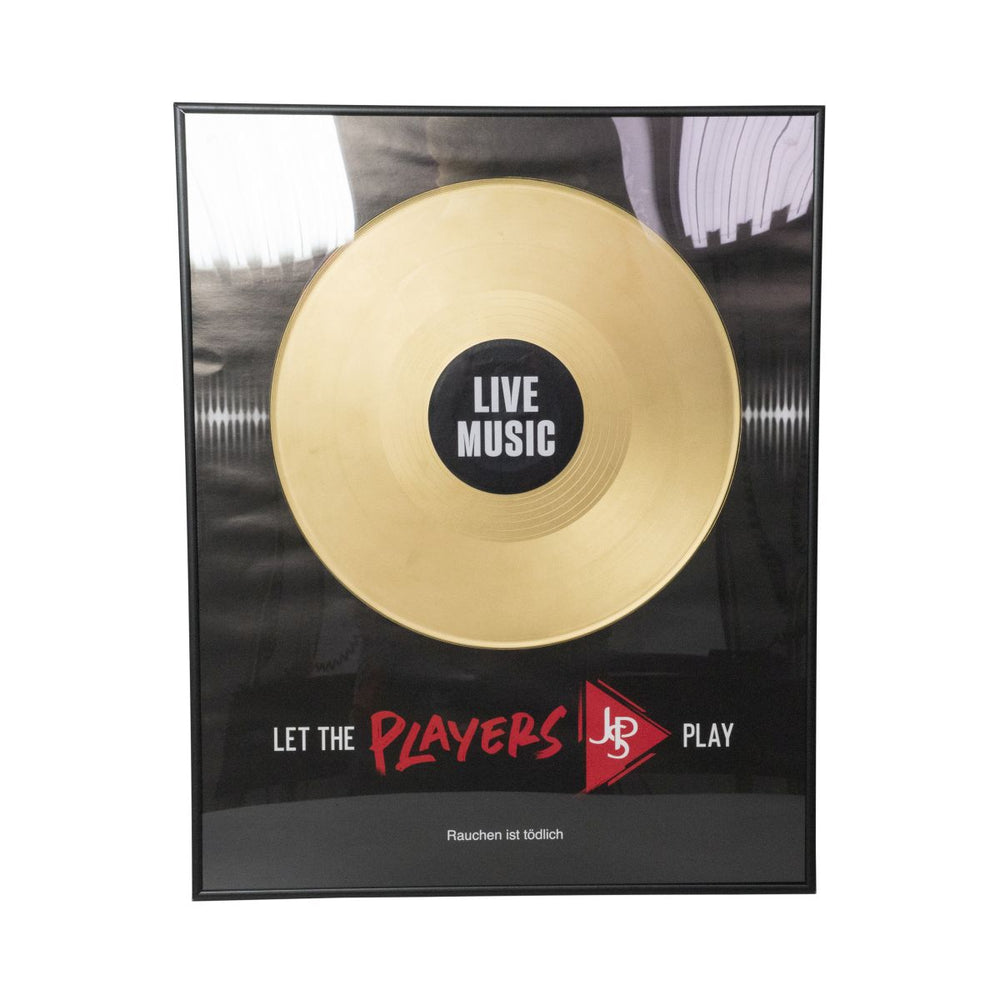 John Player wall picture picture frame Live Music 50x40cm record advertisement