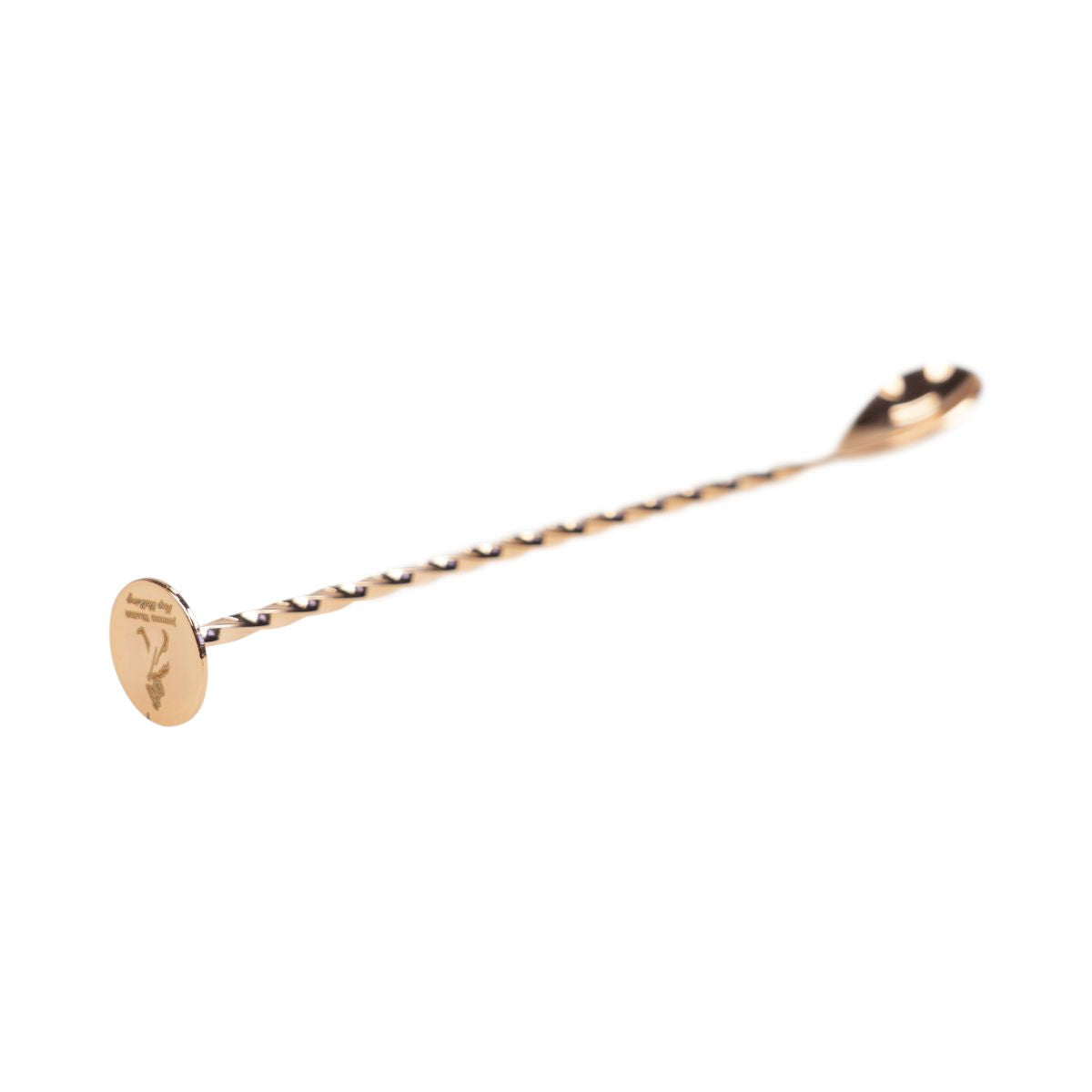 Johnnie Walker Bar Spoon Copper Twisted Stirrer Mixing Stick Bar Accessories