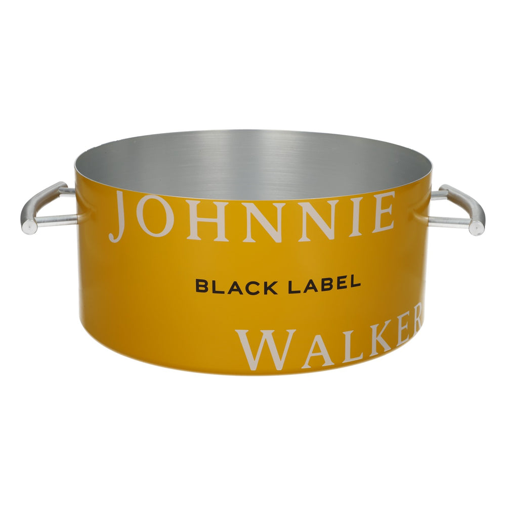 Johnnie Walker Whiskey Ice Bucket Cooler Ice Bucket Black Label Yellow