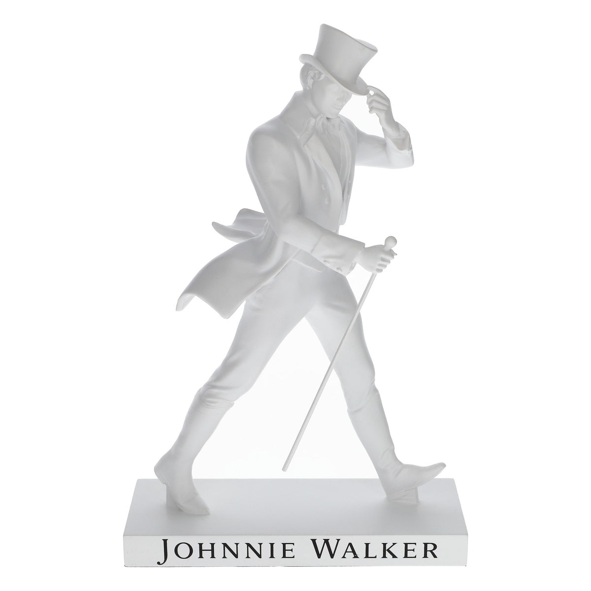 Johnnie Walker Whiskey Figurine Statue Walking Man White 35cm