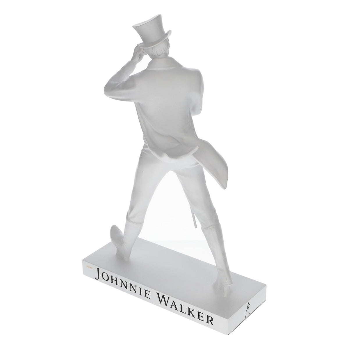 Johnnie Walker Whiskey Figurine Statue Walking Man White 35cm – View 3