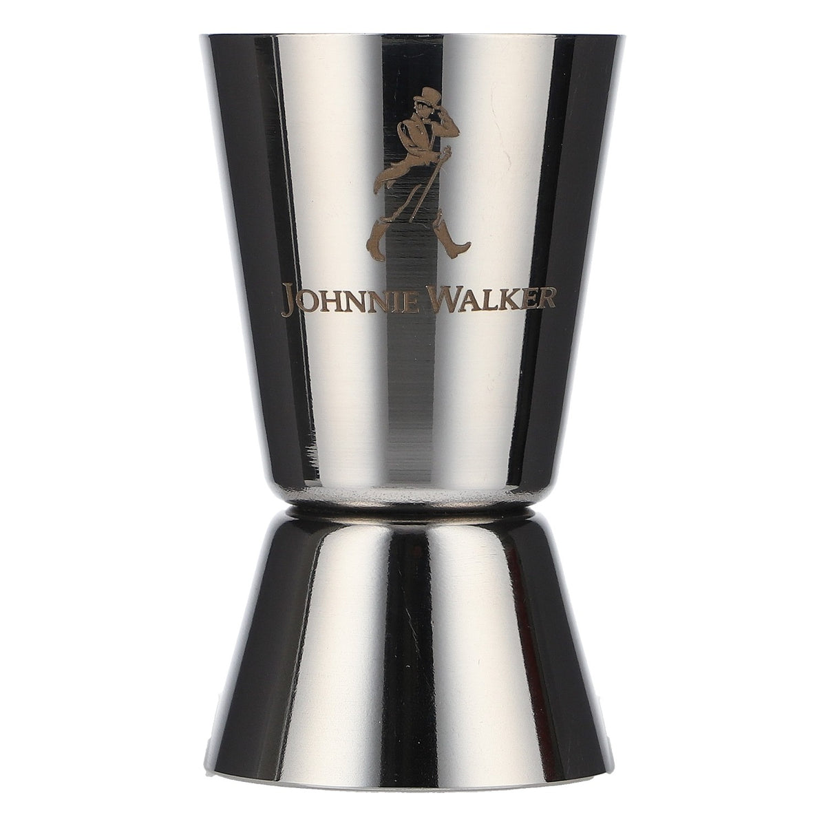 Johnnie Walker Whiskey Jigger Measuring Cup Bar Accessories Silver Stainless Steel