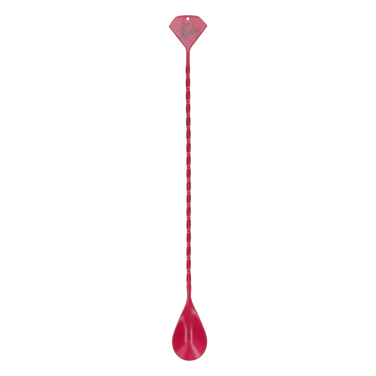 Johnnie Walker Whiskey Bar Spoon Stirrer Bar Accessories Twisted Black Ruby