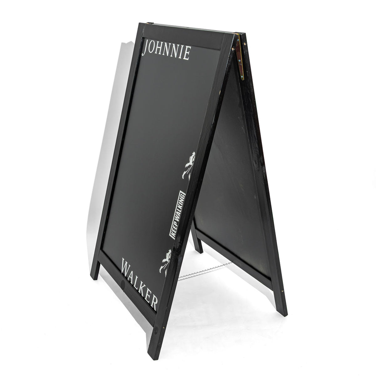 Johnnie Walker Whiskey Wooden Customer Stopper Display A-Frame Chalkboard – View 4