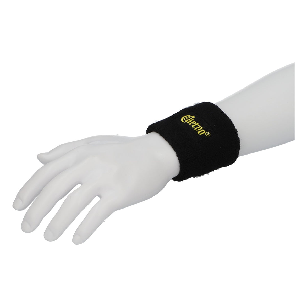 Jose Cuervo Tequila Sweatband Bracelet, Black with Yellow Logo, Fan Merchandise
