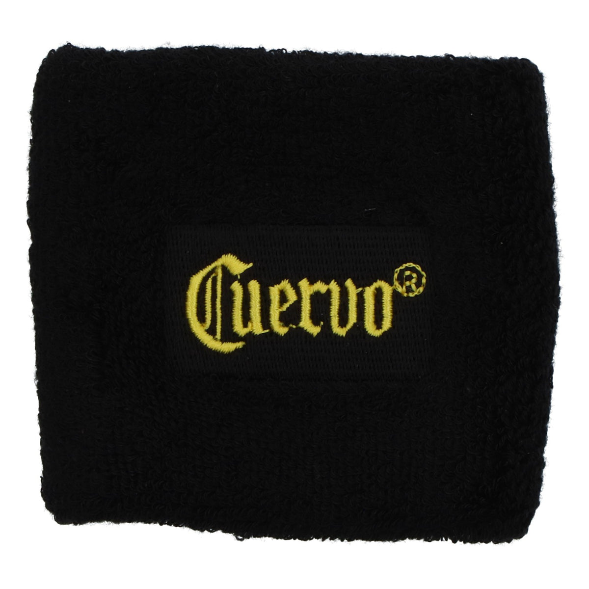 Jose Cuervo Tequila Sweatband Bracelet, Black with Yellow Logo, Fan Merchandise – View 3