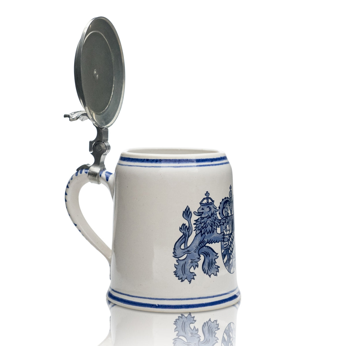 Kaltenberg Collector's Glass 0.5l Mug King Ludwig II Tin Lid Bavaria Rare – View 3