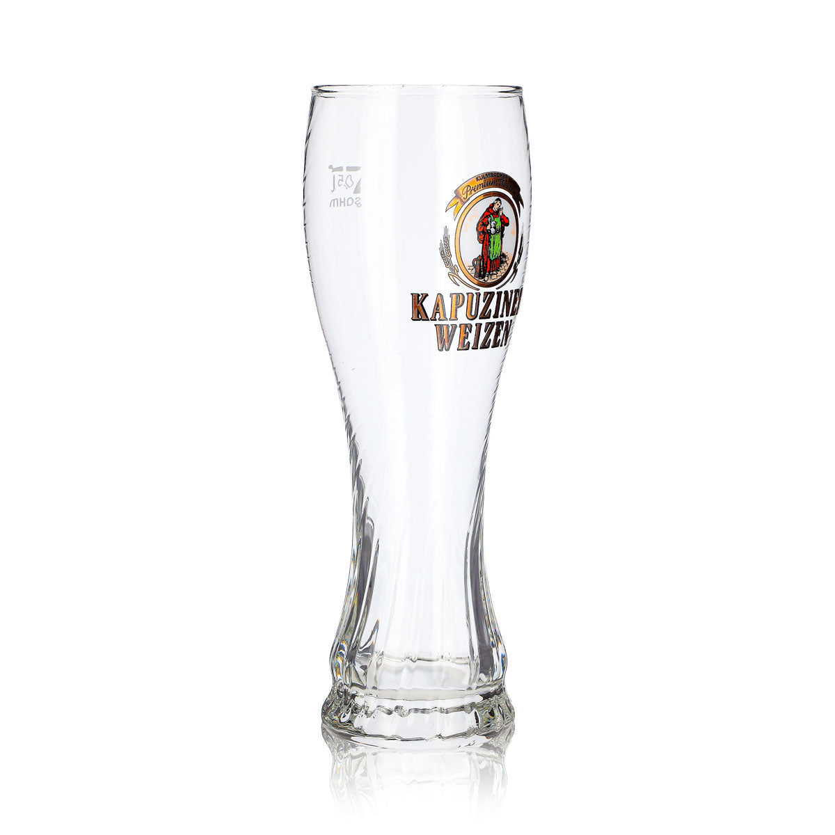 Kapuziner Beer Glass, 0.5 L, Mug, Wheat, Relief, Sahm – View 3