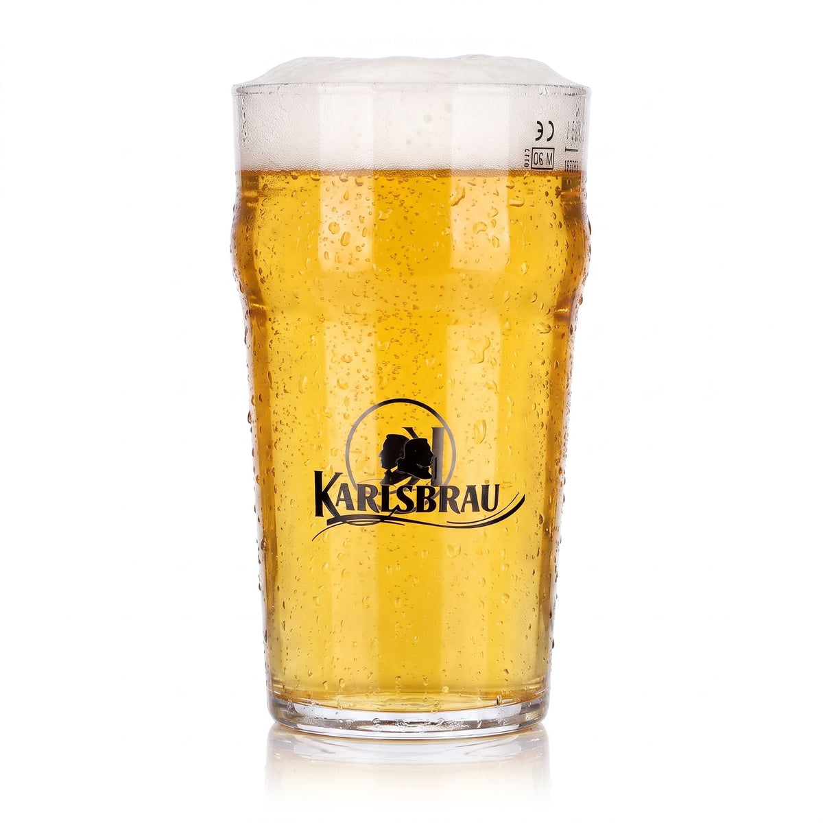 Karlsberg Beer Glass, 0.5 L, Karlsbräu Mug, Rastal