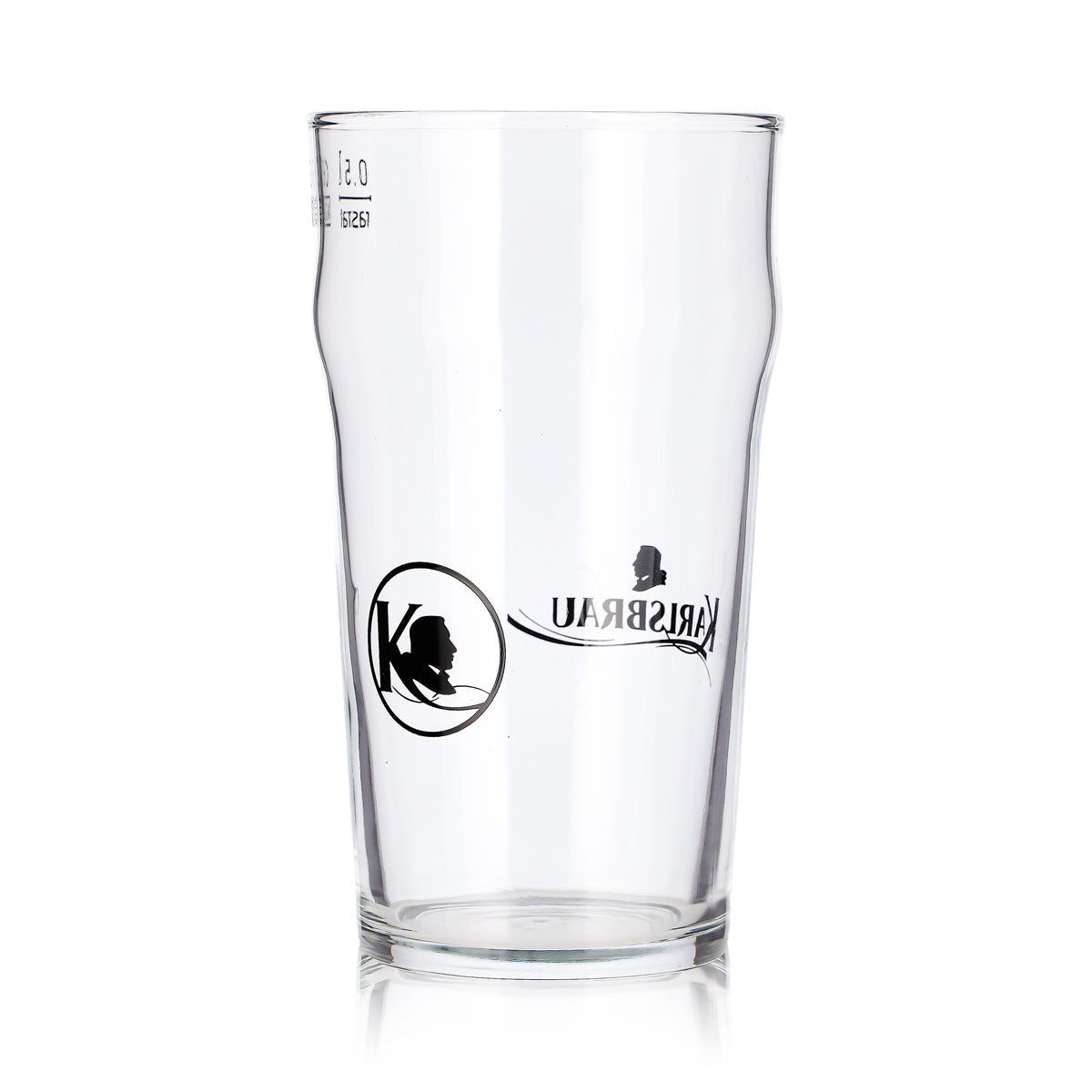 Karlsberg Beer Glass, 0.5 L, Karlsbräu Mug, Rastal – View 4